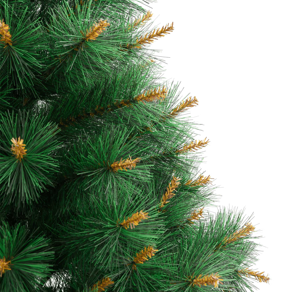 vidaXL Artificial Hinged Christmas Tree with Stand 240 cm
