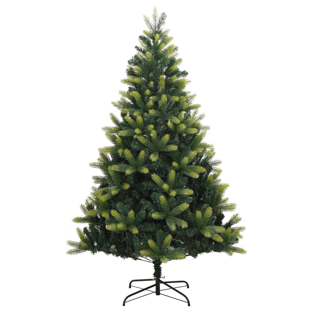 vidaXL Artificial Hinged Christmas Tree with Stand 150 cm