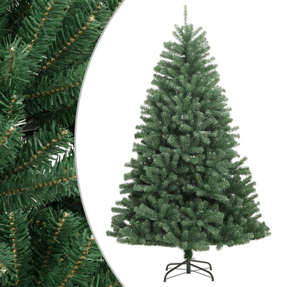 vidaXL Artificial Hinged Christmas Tree with Stand Green 120 cm