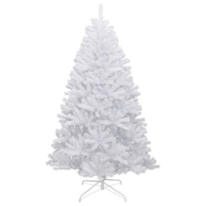 vidaXL Artificial Hinged Christmas Tree with Flocked Snow 120 cm
