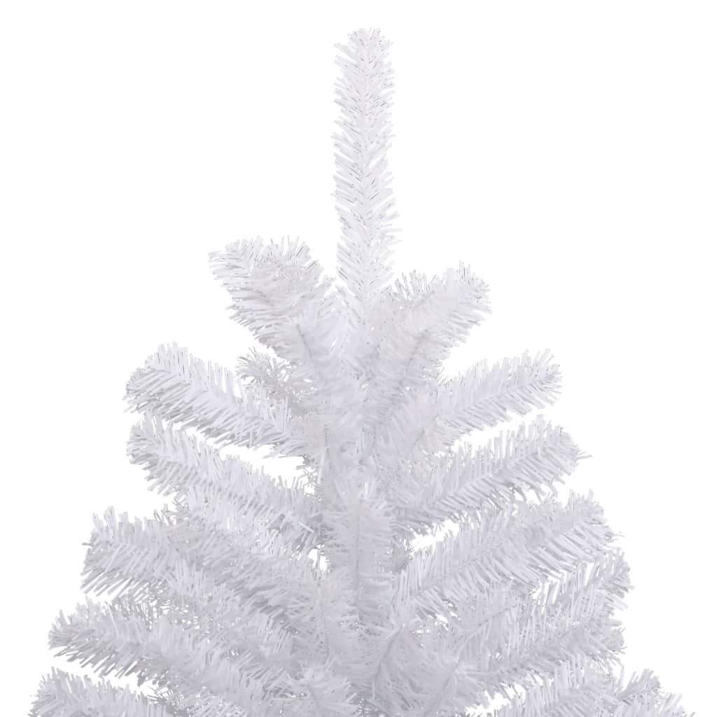 vidaXL Artificial Hinged Christmas Tree with Flocked Snow 120 cm