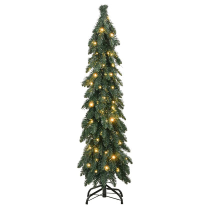 vidaXL Artificial Pre-lit Christmas Tree with 80 LEDs 150 cm