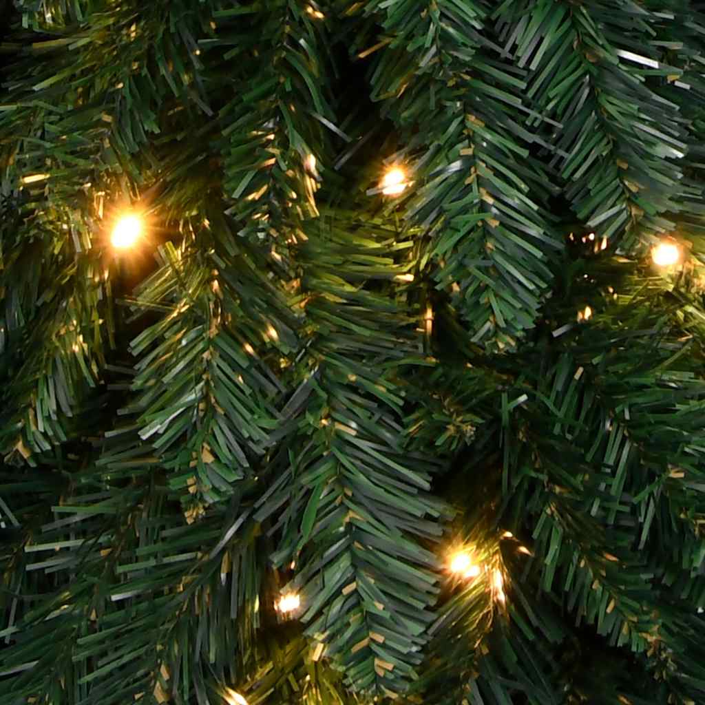 vidaXL Artificial Pre-lit Christmas Tree with 80 LEDs 150 cm
