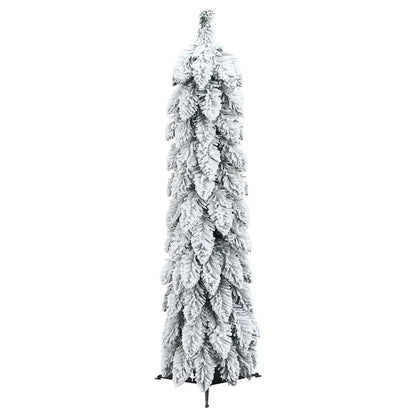 vidaXL Artificial Pre-lit Christmas Tree 30 LEDs&Flocked Snow 60 cm