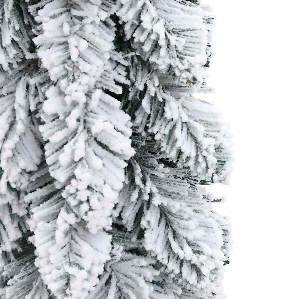 vidaXL Artificial Pre-lit Christmas Tree 30 LEDs&Flocked Snow 60 cm