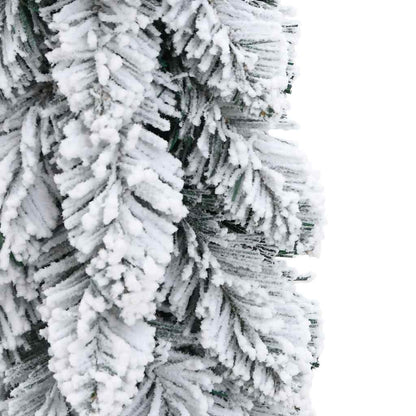 vidaXL Artificial Pre-lit Christmas Tree 30 LEDs&Flocked Snow 60 cm