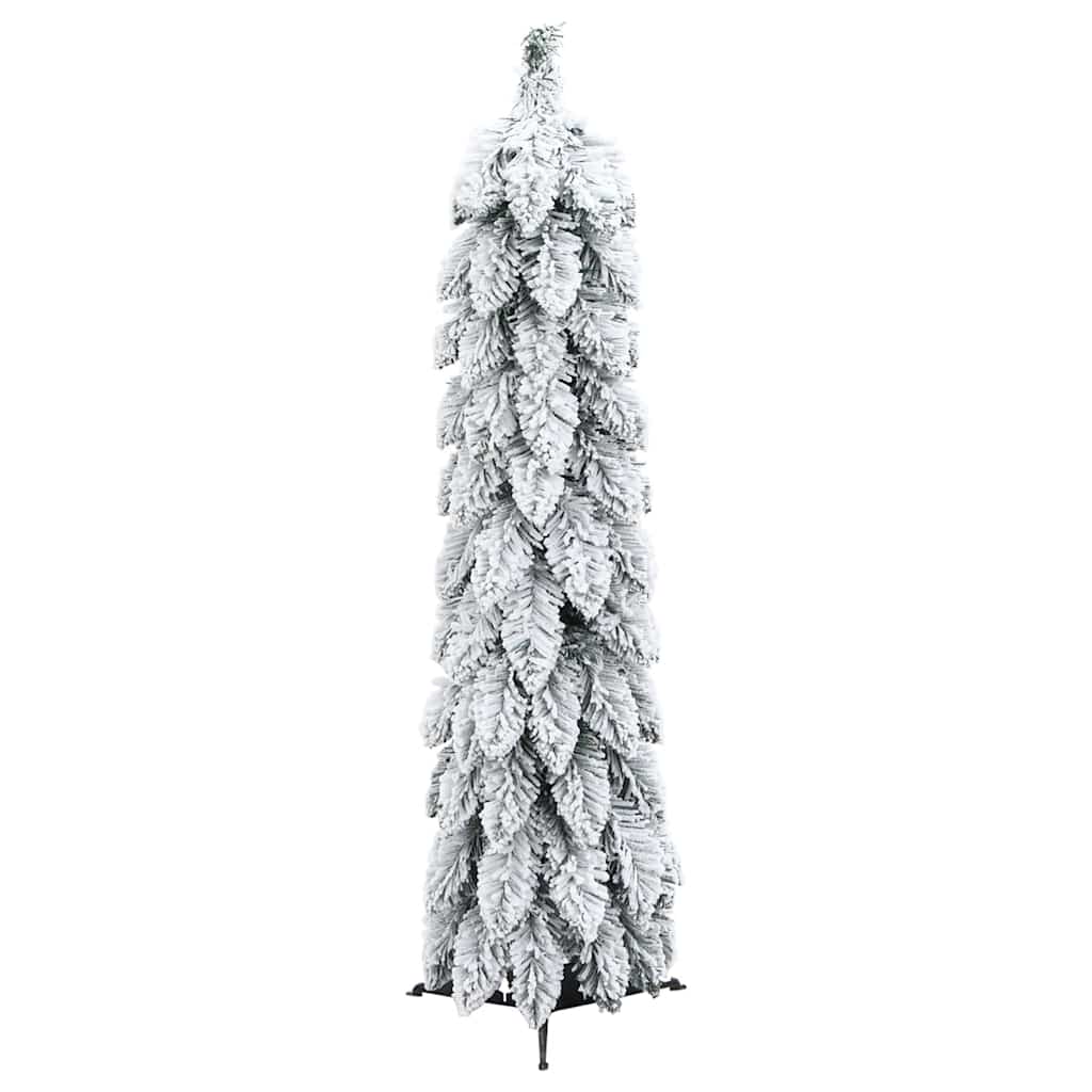 vidaXL Artificial Pre-lit Christmas Tree 45 LEDs&Flocked Snow 90 cm