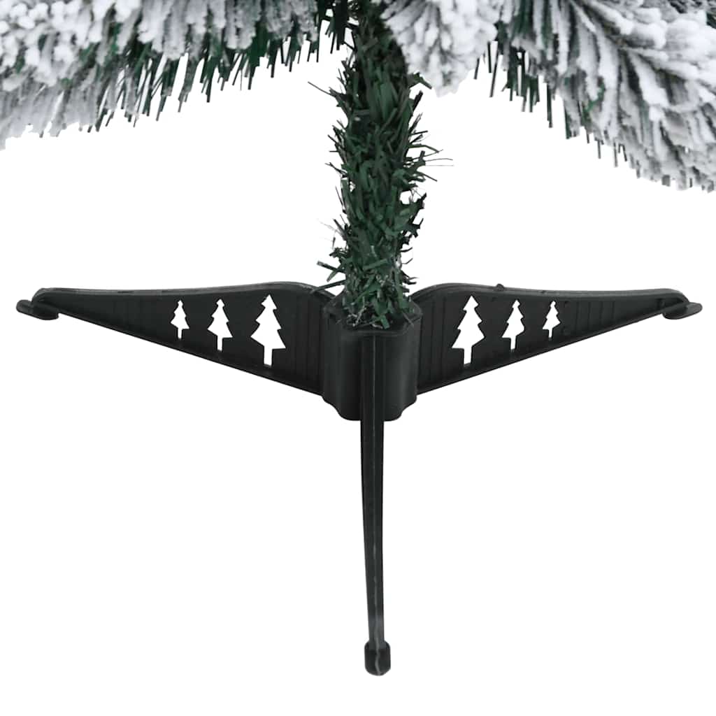 vidaXL Artificial Pre-lit Christmas Tree 45 LEDs&Flocked Snow 90 cm