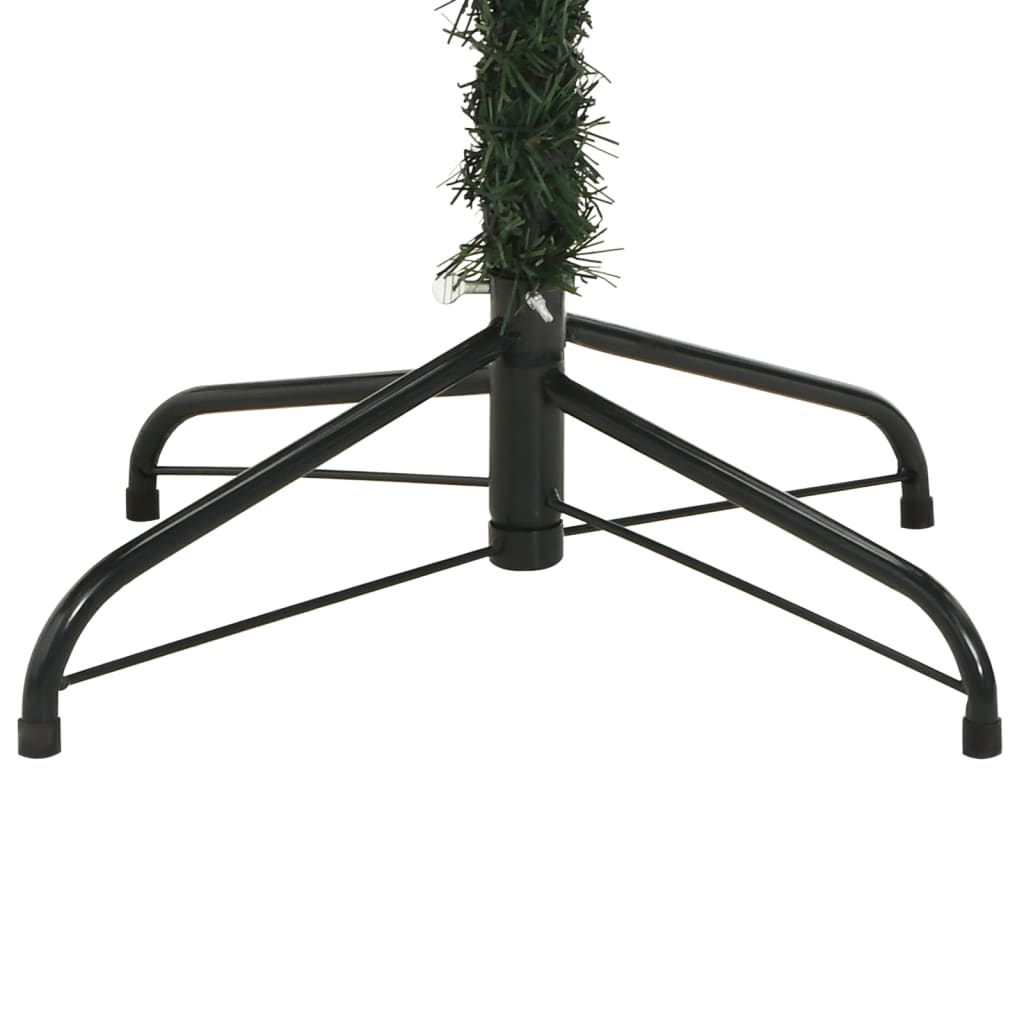 vidaXL Artificial Hinged Christmas Tree with Cones 240 cm