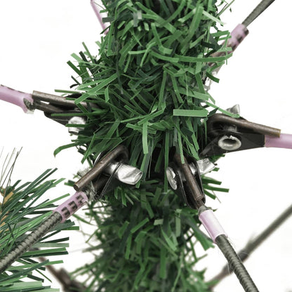 vidaXL Artificial Hinged Christmas Tree with Cones and Berries 150 cm