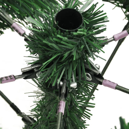 vidaXL Artificial Hinged Christmas Tree with Cones and Berries 180 cm