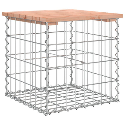 vidaXL Garden Bench Gabion Design 43x44x42 cm Solid Wood Douglas