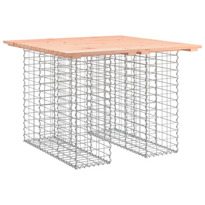 vidaXL Garden Table Gabion Design 100x102x72 cm Solid Wood Douglas