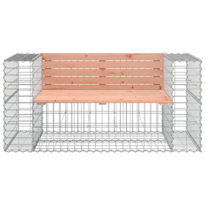 vidaXL Garden Bench | Douglas wood, Galvanised steel | Solid douglas wood