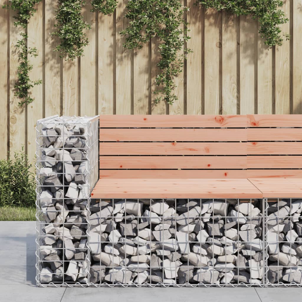 vidaXL Garden Bench | Natural wood tone and silver