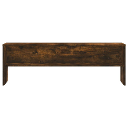vidaXL TV Cabinet Smoked Oak 120x40x40 cm Engineered Wood