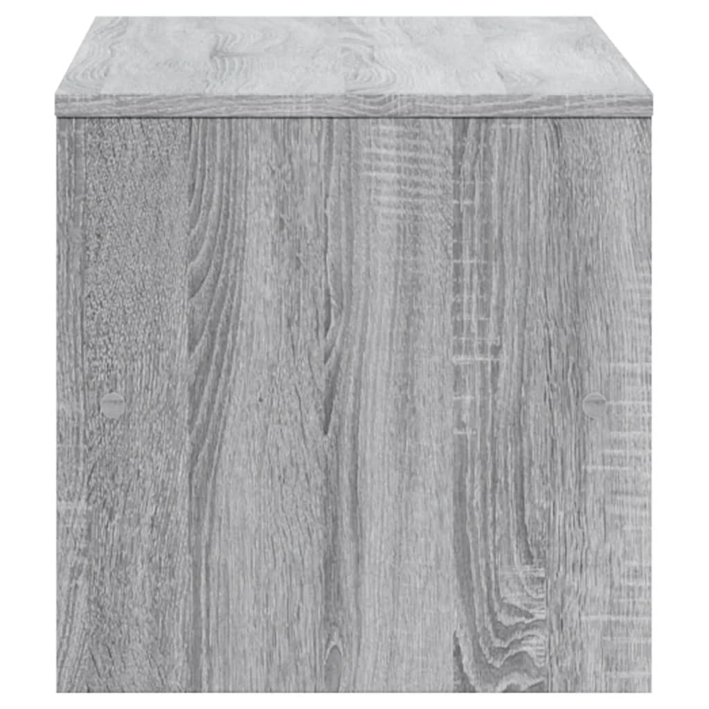 vidaXL TV Cabinet Grey Sonoma 120x40x40 cm Engineered Wood