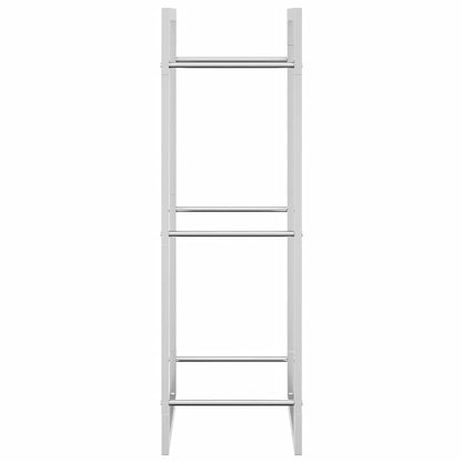 vidaXL Firewood Rack 50x28x94 cm Stainless Steel