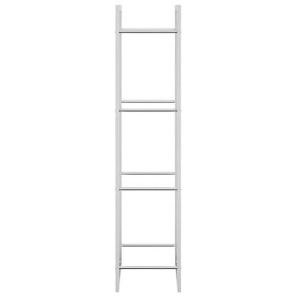 vidaXL Firewood Rack 50x28x132 cm Stainless Steel
