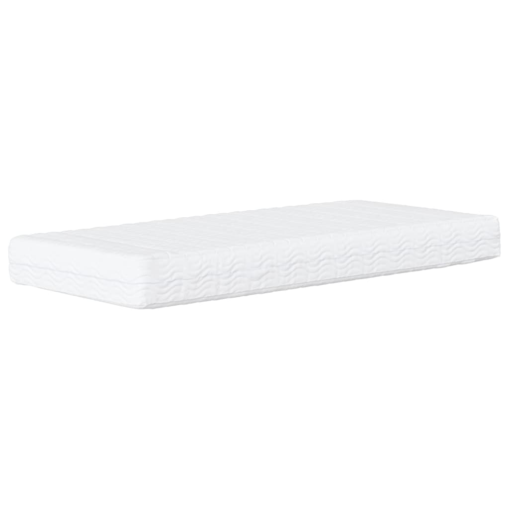 vidaXL Daybed with Mattress Dark Grey 90x190 cm Fabric
