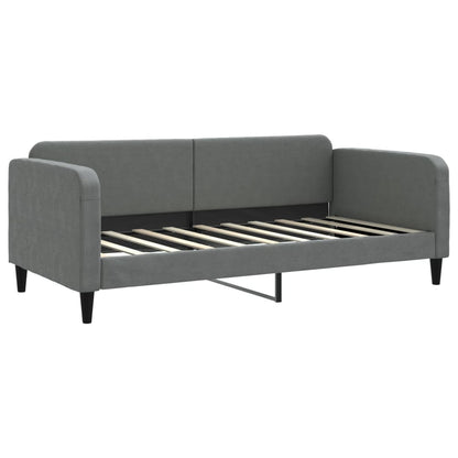 vidaXL Daybed with Trundle without Mattress Dark Grey 90x190 cm Single
