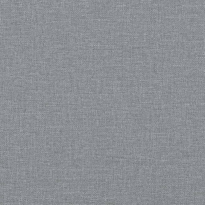 vidaXL Daybed with Trundle&Drawers without Mattress Light Grey 90x190 cm Single