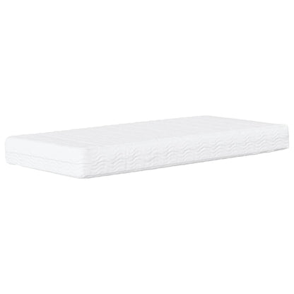 vidaXL Daybed with Mattress Light Grey 90x190 cm Velvet