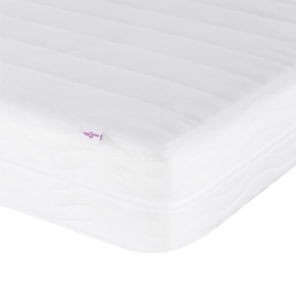 vidaXL Daybed with Mattress Light Grey 90x190 cm Velvet
