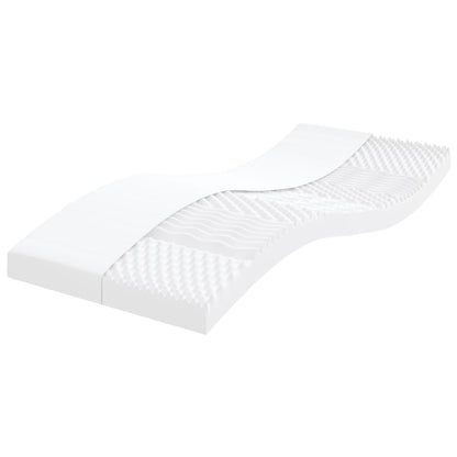 vidaXL Daybed with Trundle and Mattresses Light Grey 90x190 cm Velvet