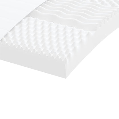 vidaXL Daybed with Trundle and Mattresses Light Grey 90x190 cm Velvet