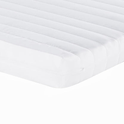 vidaXL Daybed with Trundle and Drawers Light Grey 90x190 cm Fabric