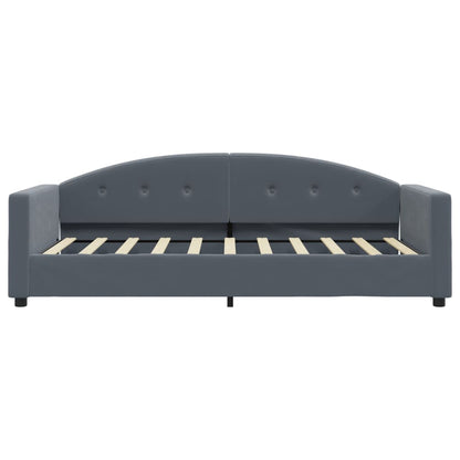 vidaXL Daybed with Trundle without Mattress Dark Grey 90x190 cm Single
