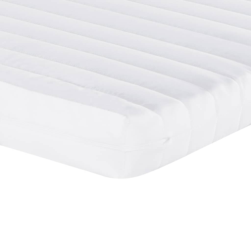 vidaXL Daybed with Trundle and Mattresses Light Grey 90x190 cm Velvet