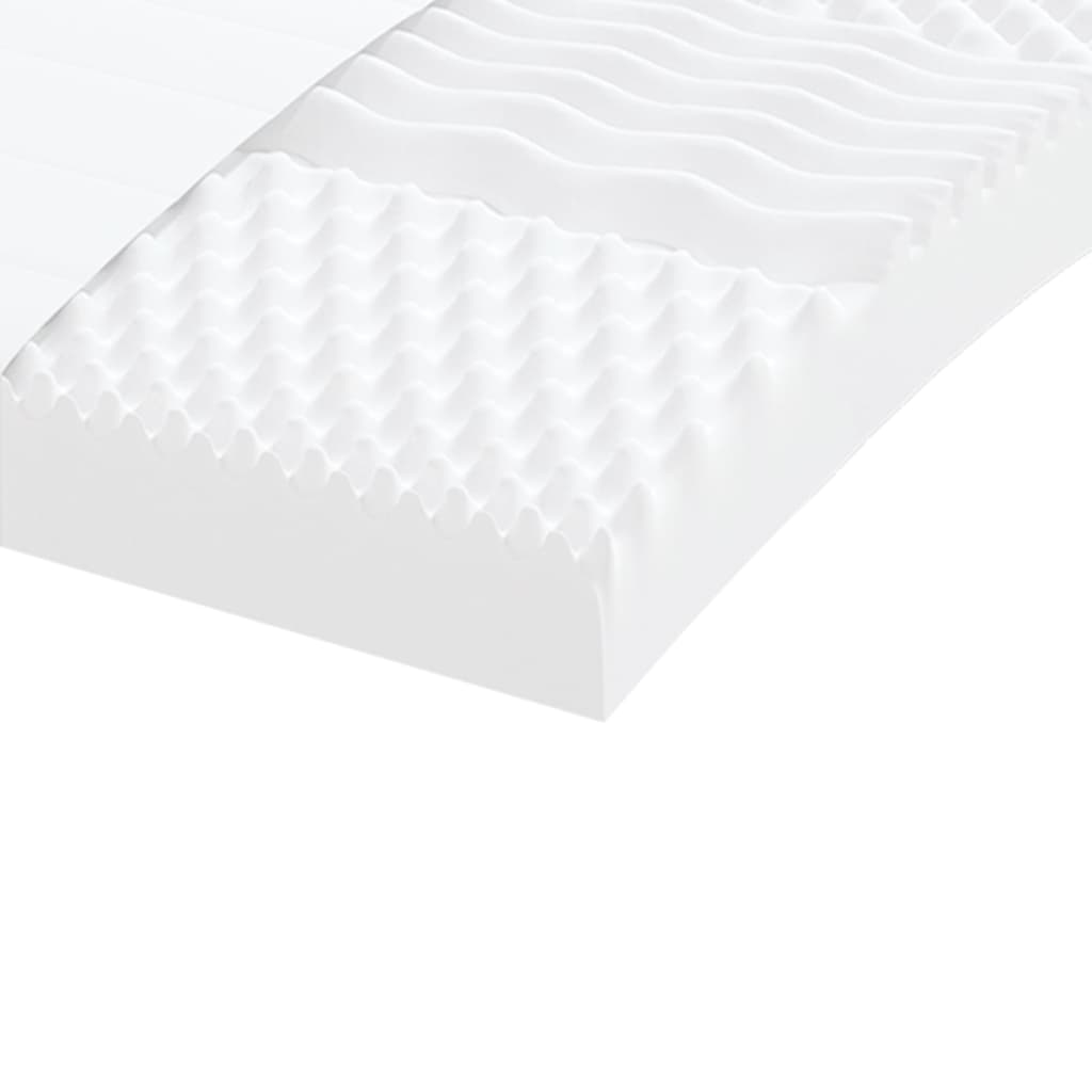 vidaXL Daybed with Trundle and Mattresses Light Grey 90x190 cm Velvet
