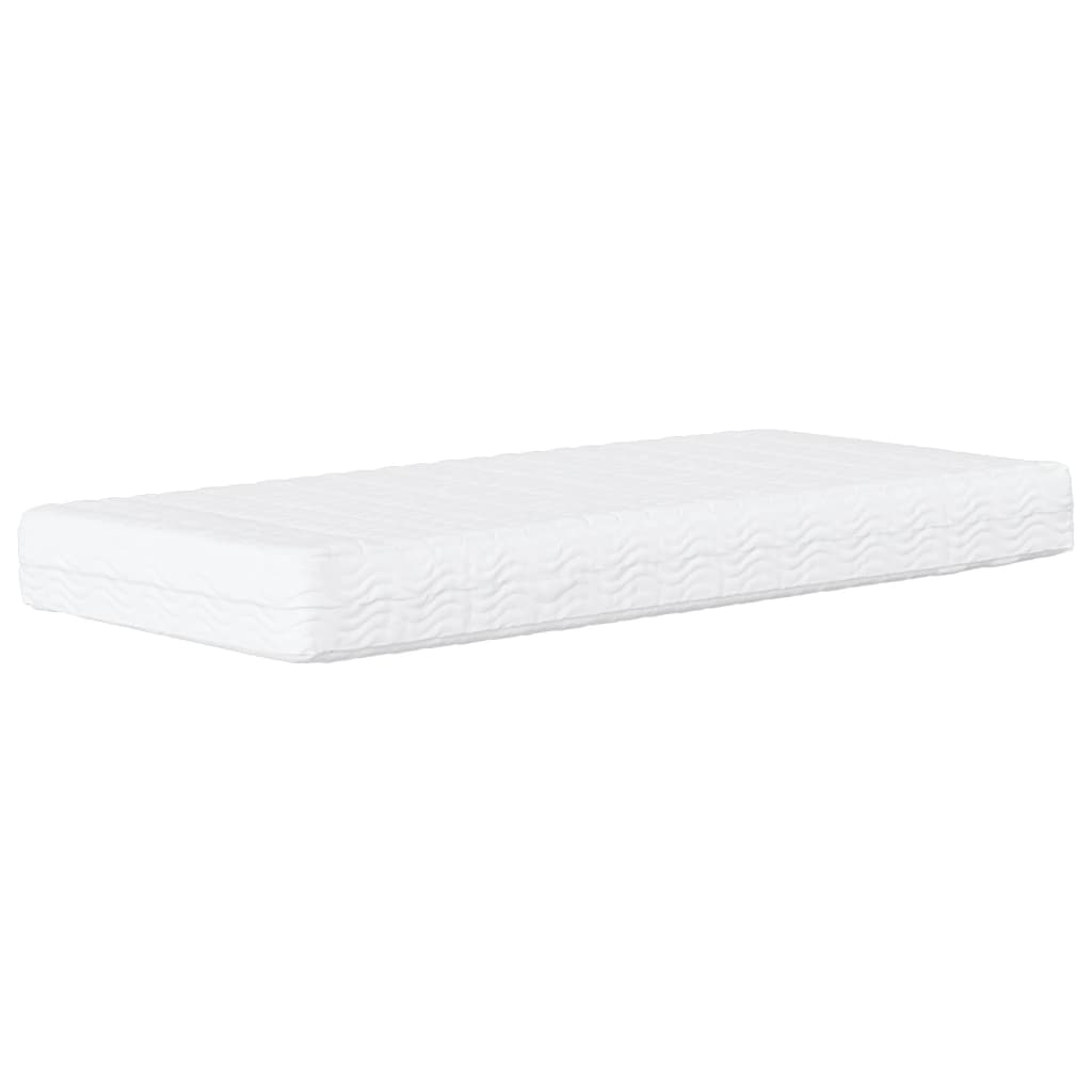 vidaXL Daybed with Mattress Dark Grey 90x190 cm Fabric