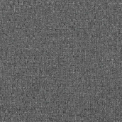 vidaXL Daybed with Trundle and Mattresses Dark Grey 90x190 cm Fabric