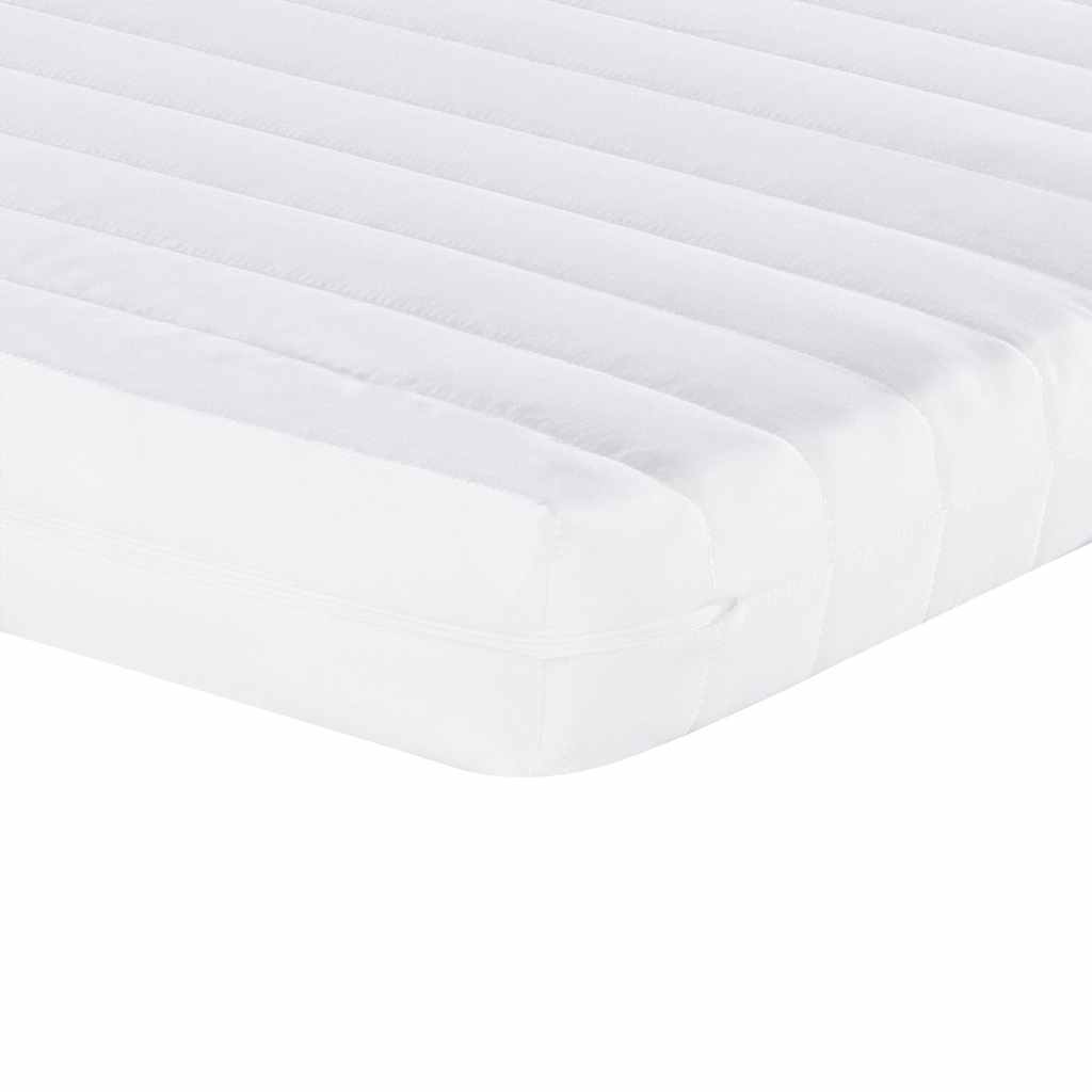 vidaXL Daybed with Trundle and Mattresses Light Grey 90x190 cm Velvet