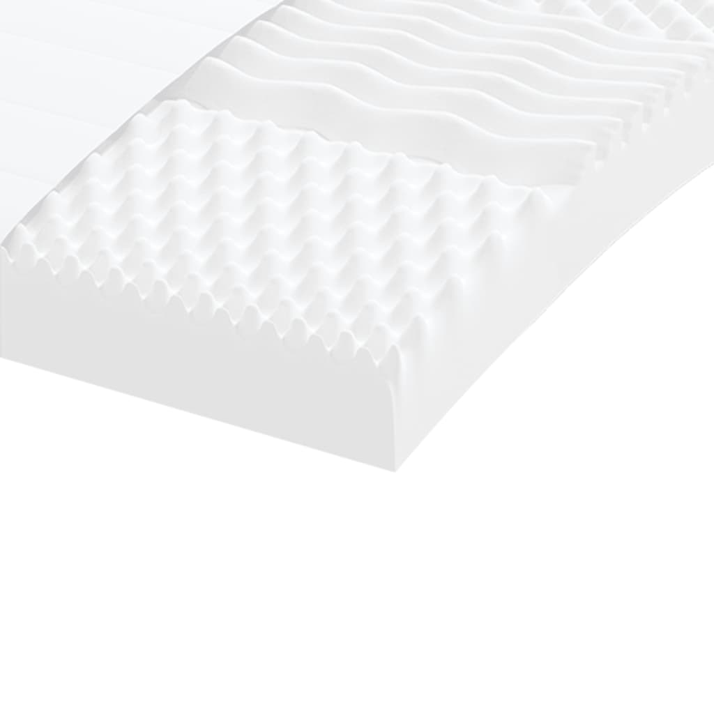 vidaXL Daybed with Trundle and Mattresses Light Grey 90x190 cm Velvet