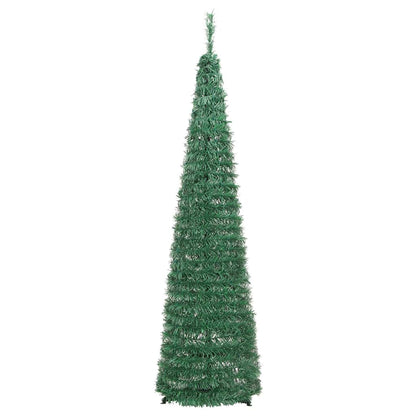 vidaXL Artificial Christmas Tree | Green | PVC and metal | 120 cm | Collapsible
