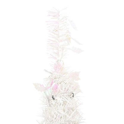 vidaXL Artificial Christmas Tree Pop-up 50 LEDs White 120 cm