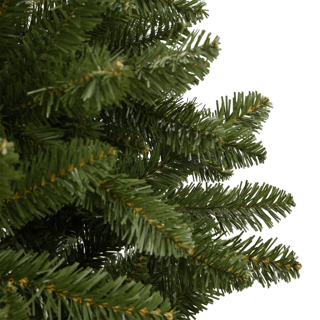 vidaXL Artificial Hinged Christmas Tree with Stand Green 270 cm