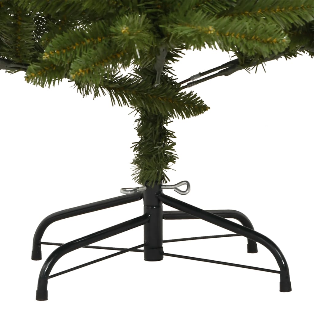vidaXL Artificial Hinged Christmas Tree with Stand Green 300 cm