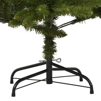 vidaXL Artificial Hinged Christmas Tree with Stand Green 300 cm