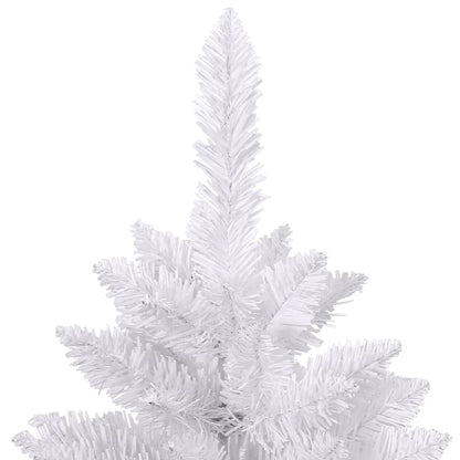 vidaXL Artificial Hinged Christmas Tree with Stand White 300 cm