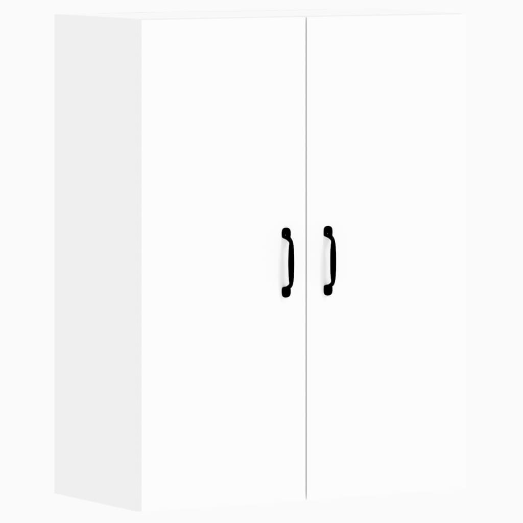 vidaXL Wall Mounted Cabinets 2 pcs White Engineered Wood