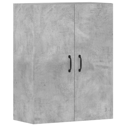vidaXL Wall Mounted Cabinets 2 pcs Concrete Grey Engineered Wood