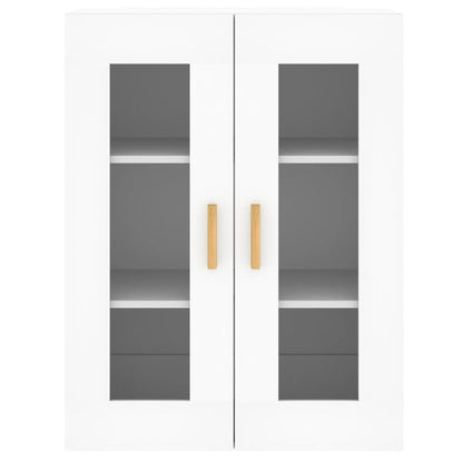 vidaXL Wall Mounted Cabinets 2 pcs White Engineered Wood