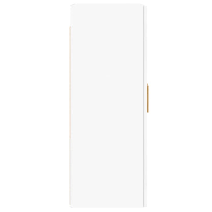 vidaXL Wall Mounted Cabinets 2 pcs White Engineered Wood