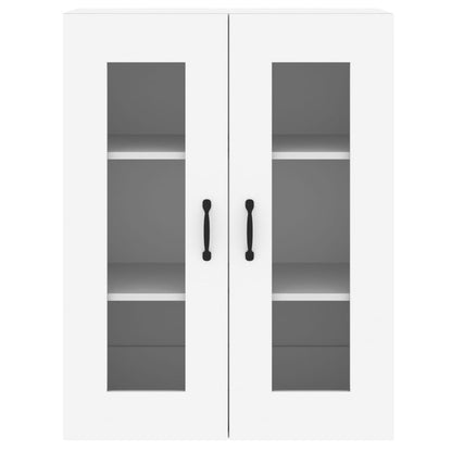 vidaXL Wall Mounted Cabinets 2 pcs White Engineered Wood