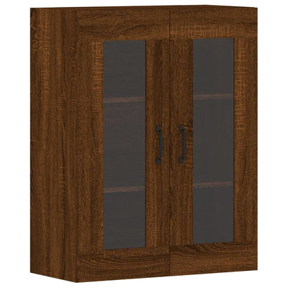 vidaXL Wall Mounted Cabinets 2 pcs Brown Oak Engineered Wood